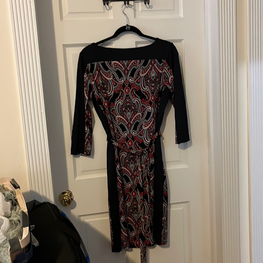 Ann Taylor paisley patterned dress, size small